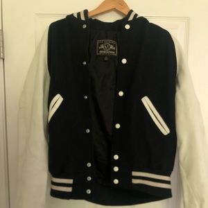 Genuine Leather Letterman’s Jacket